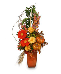 Toasted Pumpkin Fall Flowers