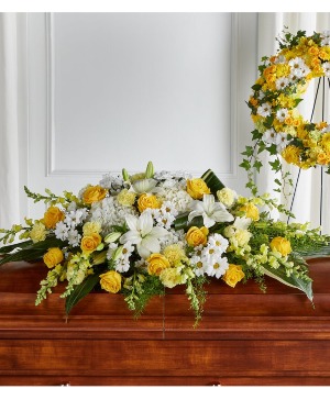 FTD Golden Harmony Casket Saddle S5493