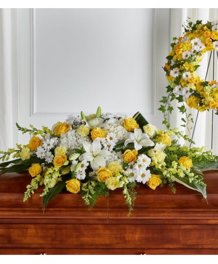 FTD Golden Harmony Casket Saddle S5493