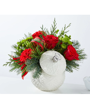 FTD Trimming the Tree Bouquet Vase