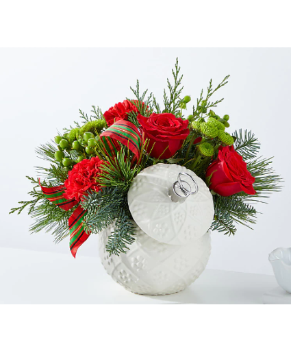 FTD Trimming the Tree Bouquet Vase
