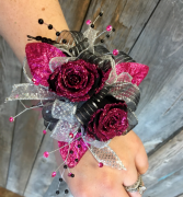 Fuchsia Dreams   Forever Rose Corsage 