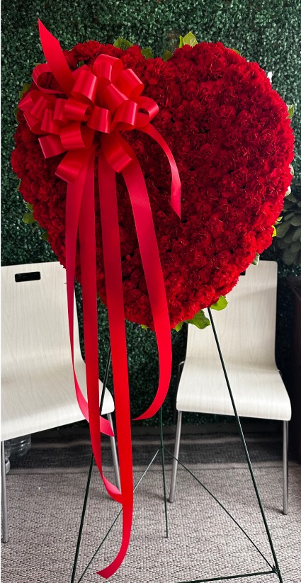 Full heart  Funeral Spray 