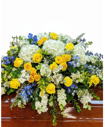 Full of life Casket Spray  in Glen Burnie, MD | FORGET ME NOT FLOWERS AND GIFTS