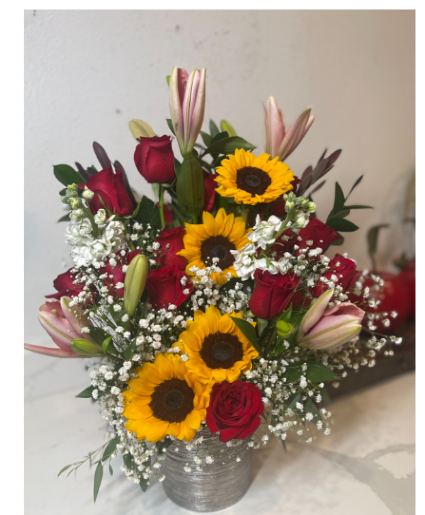 Full of love Sun flowers desing