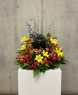 Funeral urn arrangement #1 
