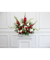 Funeral earn or basket arrangement 