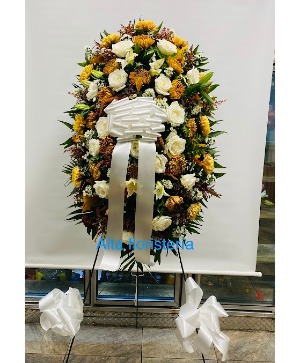funeral standing spray Sympathy standing