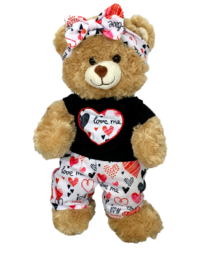 "Funky Hearts" Outfit (8") 