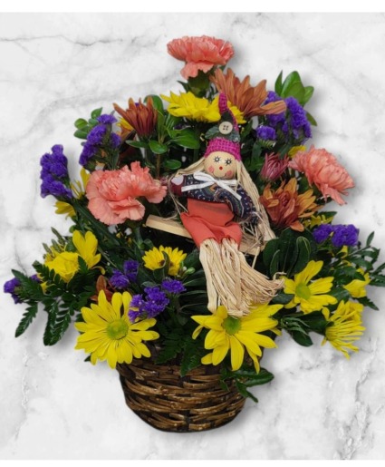 Funnin' Fall Bouquet FHF-F6654 Fresh Flower Arrangement (Local Delivery Area Only)