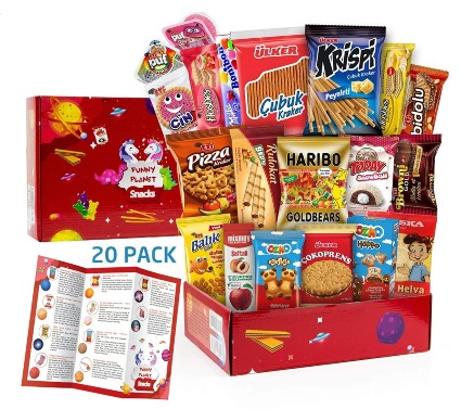 Funny Planet Snacks Pack Care Package 