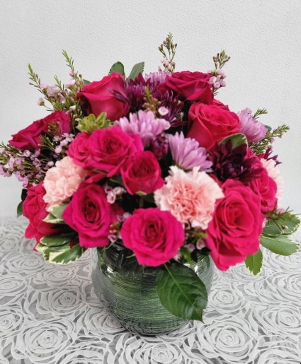Fushia fish bowl  Any occasion 