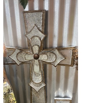 Galvanized Cross Cross