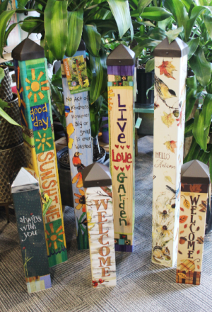 Garden Art Poles Garden Art Poles