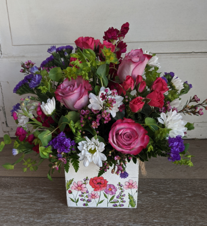 Garden Box Fresh Arrangement