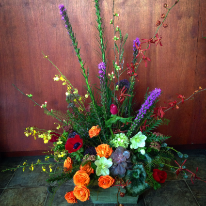 Garden Box Sympathy Arrangement