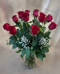 Classic Dozen Vase Arrangement