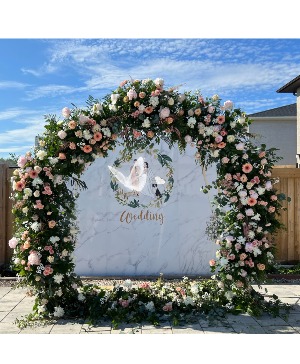 Garden Elegance Floral Arch 