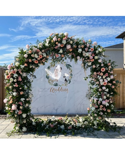 Garden Elegance Floral Arch 