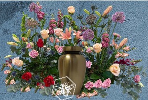 Garden Embrace Urn Arrangement