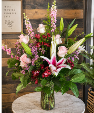 Garden Glamor Fresh Flower Arrangement