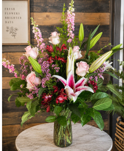 Garden Glamor Fresh Flower Arrangement