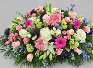 Garden Grace Full Casket Blanket