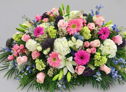 Garden Grace Full Casket Blanket