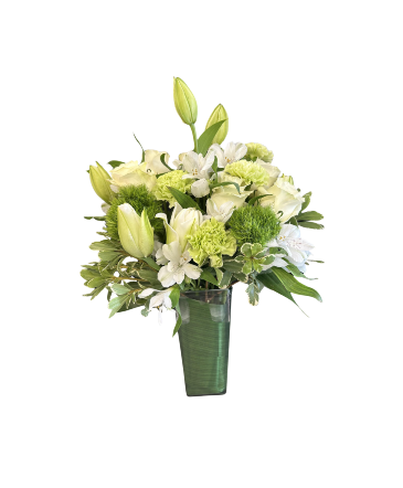 Garden Grace  Vase Arrangmement in North Bay, ON | ROSE BOWL FLORIST