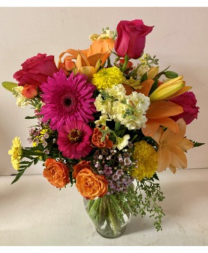 Garden in a vase vase