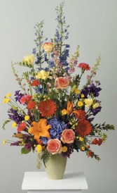 Garden Mix mixed floral garden basket