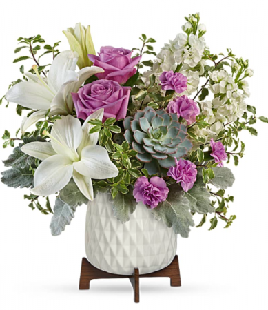 Garden Oasis Bouquet Teleflora's Mid-mod Geometric