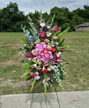 Garden of Beautiful Memories Spray  Standing Spray 