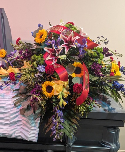 Garden of Flowers Casket Spray 