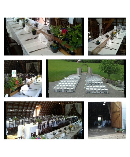 "Country Garden "  Wedding Flowers