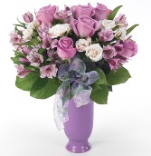 Garden of Lavender Love purple and white flowers