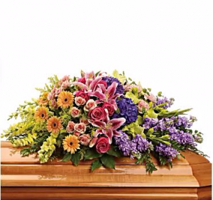 Garden of Love Casket Spray