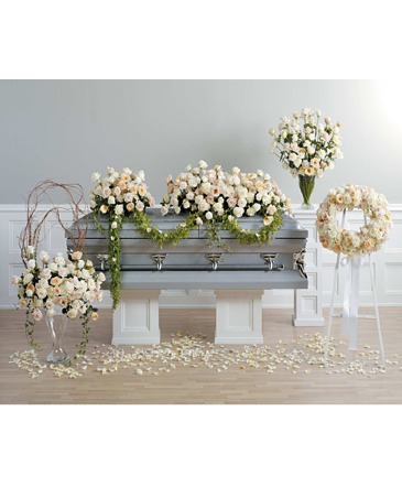 Garden of Peace Casket Spray in Summerville, GA | Chattooga Florist
