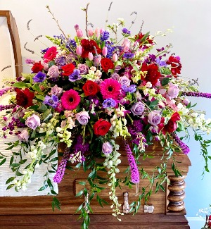 Garden of Sweet Memories Casket Spray