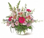 Garden Party Glass assorted flowers