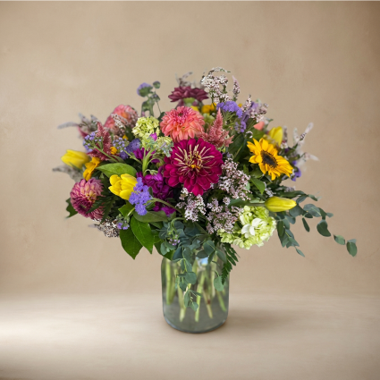Garden Party Glow Vase Arrangement 