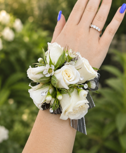 Garden Pearl Corsage