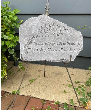 Garden Plaque on Easel Sympathy/Home