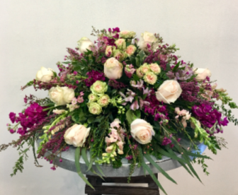 Garden Remembrance Casket Spray 