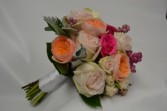 garden roses bridal bouquet wedding