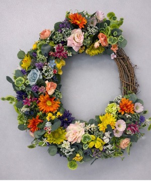 Garden Serenade Silk wreath