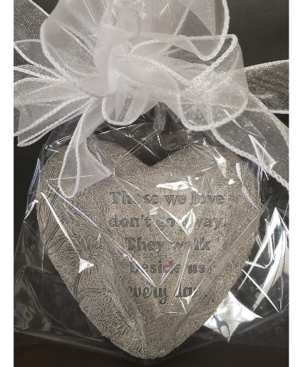 GARDEN STONE.(S).."Those we love don't go away. They walk beside us everyday. " 
