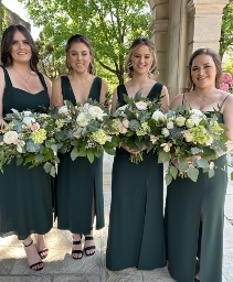 Garden Succulent Bridesmaid Bouquets 