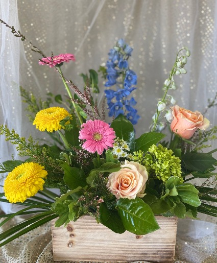 Garden Surprise Box Flower Arrangement