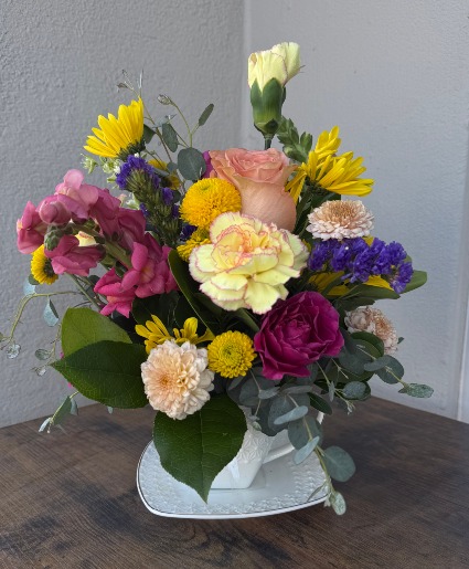 Garden Teacup Colorful Seasonal Mix 